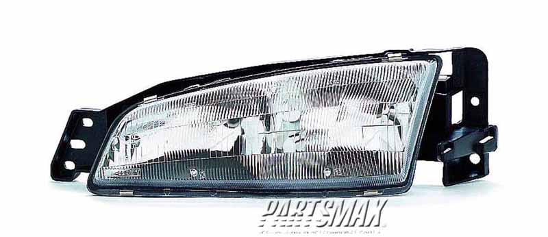 2502 | 1992-1995 PONTIAC GRAND AM LT Headlamp assy composite all | GM2502122|16524055