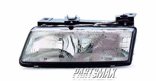 2502 | 1989-1991 PONTIAC GRAND AM LT Headlamp assy composite all | GM2502128|16509211