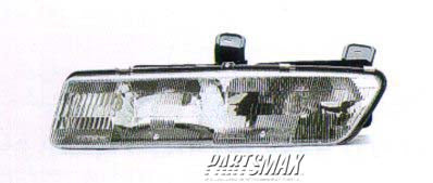 2502 | 1993-1995 SATURN SL LT Headlamp assy composite includes park/signal lamps | GM2502151|21110139