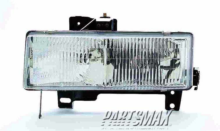 2502 | 1996-2002 GMC SAVANA 1500 LT Headlamp assy composite late design/Savannah | GM2502176|16522159