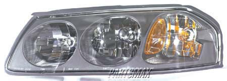 1150 | 2000-2004 CHEVROLET IMPALA LT Headlamp assy composite to 2/5/04 | GM2502201|10349961
