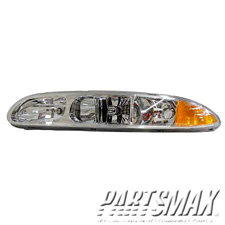 2502 | 1999-2004 OLDSMOBILE ALERO LT Headlamp assy composite includes park/signal/marker lamps | GM2502203|22689652