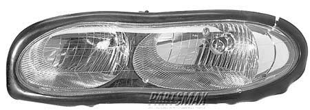 1150 | 1998-2002 CHEVROLET CAMARO LT Headlamp assy composite all | GM2502211|16525313