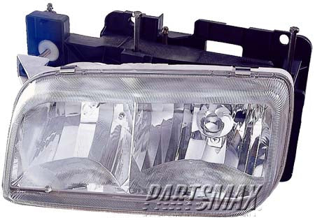 2502 | 1999-2000 CADILLAC ESCALADE LT Headlamp assy composite all | GM2502217|15738657