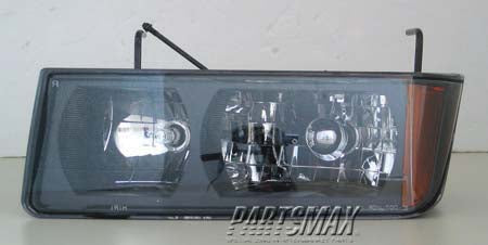 2502 | 2002-2006 CHEVROLET AVALANCHE 1500 LT Headlamp assy composite w/Body Cladding | GM2502219|15136536