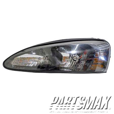 2502 | 2004-2008 PONTIAC GRAND PRIX LT Headlamp assy composite all | GM2502227|25851404