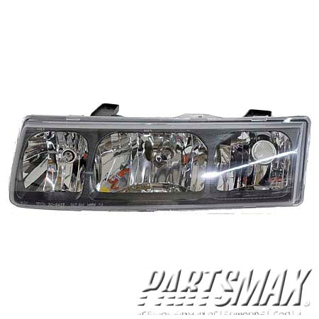 2502 | 2002-2004 SATURN VUE LT Headlamp assy composite includes park/signal lamps | GM2502228|22702945