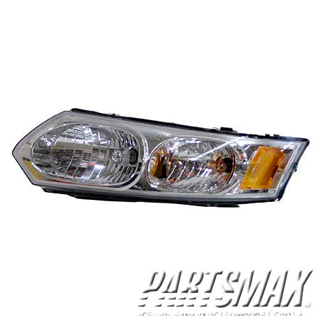 1150 | 2003-2007 SATURN ION LT Headlamp assy composite 4dr sedan; w/o bulbs | GM2502231|15919399