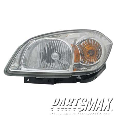 2502 | 2008-2010 CHEVROLET COBALT LT Headlamp assy composite LS|LT|SPORT; w/Bracket | GM2502282|20825581