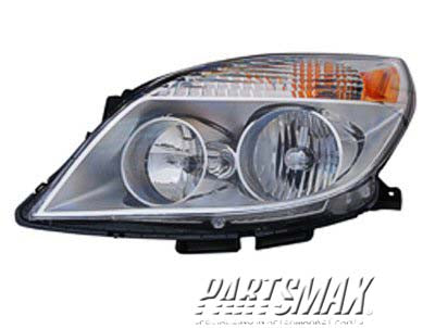 2502 | 2007-2009 SATURN AURA LT Headlamp assy composite From 4-12-07 | GM2502292|25854634