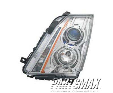 2502 | 2010-2014 CADILLAC CTS LT Headlamp assy composite Exc V; Wagon; Halogen | GM2502309|22783445