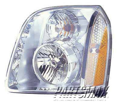 2502 | 2007-2014 GMC YUKON XL 1500 LT Headlamp assy composite DENALI | GM2502318|20969896