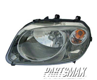2502 | 2007-2010 CHEVROLET HHR LT Headlamp assy composite w/RPO-B2E | GM2502321|15943816