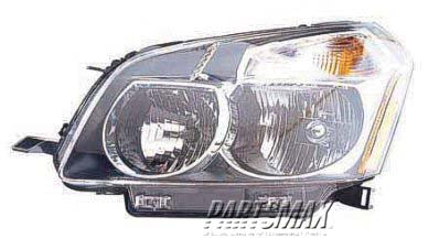 2502 | 2009-2010 PONTIAC VIBE LT Headlamp assy composite | GM2502327|88975714