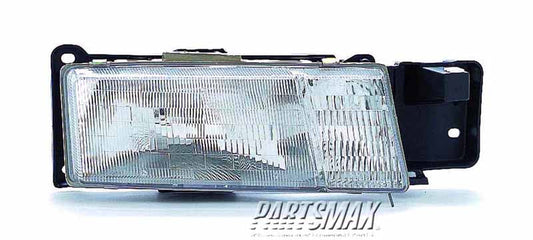 2503 | 1991-1994 CHEVROLET CAVALIER RT Headlamp assy composite all | GM2503119|16511982