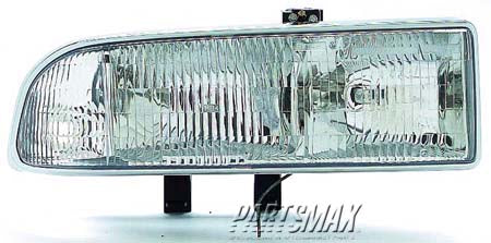 2503 | 1998-2004 CHEVROLET BLAZER RT Headlamp assy composite w/bright bezel | GM2503172|16526218
