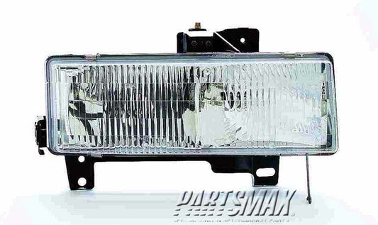 2503 | 1996-2002 GMC SAVANA 1500 RT Headlamp assy composite late design/Savannah | GM2503176|16522160
