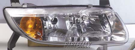 2503 | 2000-2000 SATURN LS2 RT Headlamp assy composite w/o socket or bulb | GM2503200|90583595