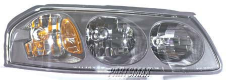 1160 | 2000-2004 CHEVROLET IMPALA RT Headlamp assy composite to 2/5/04 | GM2503201|10349962