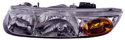 2503 | 2000-2001 SATURN SW2 RT Headlamp assy composite includes park/signal lamps | GM2503206|21112456