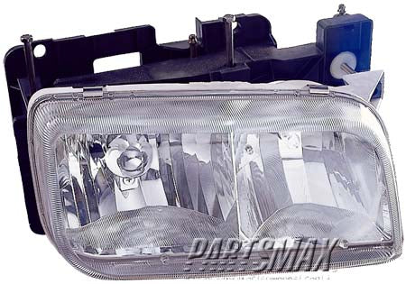 2503 | 1999-2000 CADILLAC ESCALADE RT Headlamp assy composite all | GM2503217|15738658