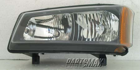 2503 | 2003-2004 CHEVROLET SILVERADO 2500 RT Headlamp assy composite 1st Design; Smooth Bezel | GM2503224|10366038