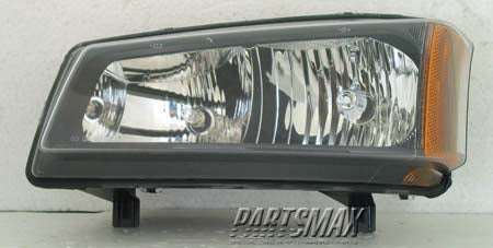 2503 | 2003-2006 CHEVROLET SILVERADO 2500 HD RT Headlamp assy composite 1st Design; Smooth Bezel | GM2503224|10366038