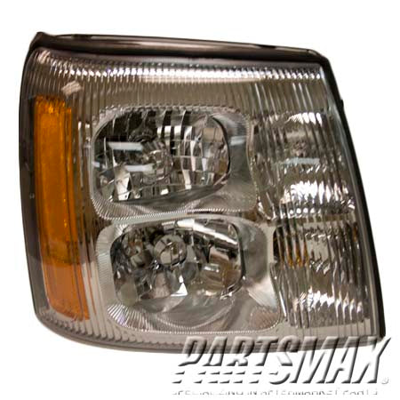 2503 | 2003-2006 CADILLAC ESCALADE ESV RT Headlamp assy composite all | GM2503236|19208223