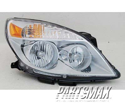 1160 | 2007-2007 SATURN AURA RT Headlamp assy composite To 4-11-07 | GM2503305|25818867