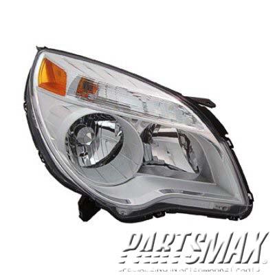 1160 | 2010-2015 CHEVROLET EQUINOX RT Headlamp assy composite LS|LT | GM2503338|23308254