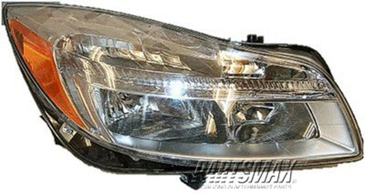 2503 | 2011-2013 BUICK REGAL RT Headlamp assy composite Halogen | GM2503353|22794766
