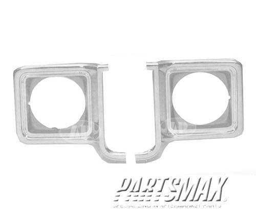 2512 | 1975-1978 CHEVROLET C30 LT Headlamp door all | GM2512134|376627