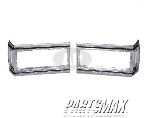 2512 | 1980-1986 OLDSMOBILE DELTA 88 LT Headlamp door except 4dr wagon | GM2512162|22520945