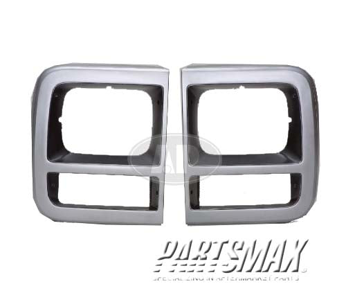 2512 | 1992-1995 CHEVROLET G10 LT Headlamp door through early 1996; w/single rectangular headlamp | GM2512181|15685963