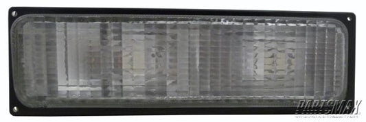 2520 | 1988-1989 CHEVROLET C3500 LT Parklamp assy C/K; w/quad sealed beam headlamps; w/silver trim | GM2520103|5974335