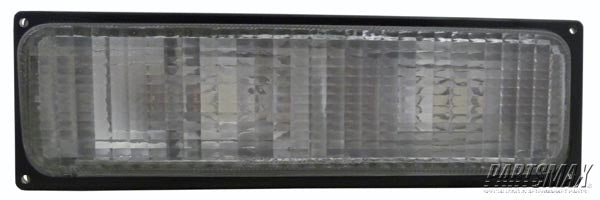 2520 | 1988-1989 GMC C3500 LT Parklamp assy C/K; w/quad sealed beam headlamps | GM2520103|5974335