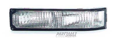 2520 | 1988-2000 GMC C2500 LT Parklamp assy C/K; w/single sealed beam headlamps | GM2520104|5974337