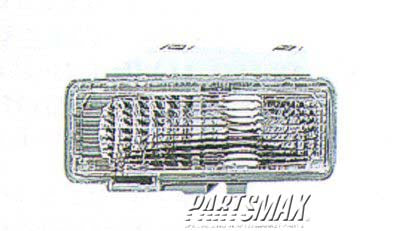 2520 | 1995-1997 CHEVROLET BLAZER LT Parklamp assy includes signal lamp | GM2520126|5977835