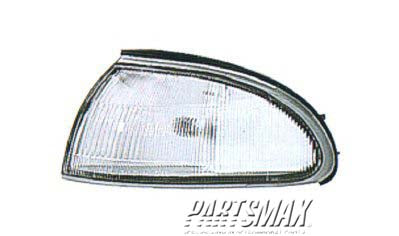 2520 | 1993-1997 GEO PRIZM LT Parklamp assy includes marker lamp | GM2520127|94852394