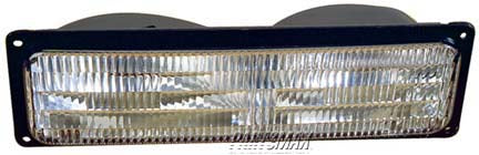 2520 | 1994-2000 CHEVROLET K2500 LT Parklamp assy C/K; w/composite headlamps; park/signal combination; w/black trim | GM2520128|5976837