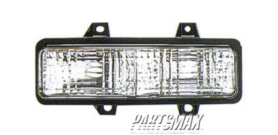 2520 | 1989-1991 GMC JIMMY LT Parklamp assy w/quad headlamps; park/signal combination | GM2520130|5975227
