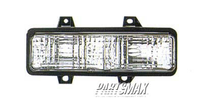 2521 | 1989-1991 CHEVROLET R2500 SUBURBAN RT Parklamp assy w/quad headlamps; park/signal combination | GM2521130|5975228
