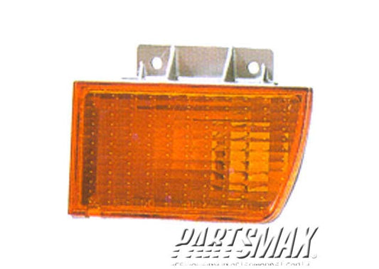 2530 | 1988-1988 PONTIAC SUNBIRD LT Front signal lamp w/o concealed headlamps; signal/parklamp assy | GM2530104|915627