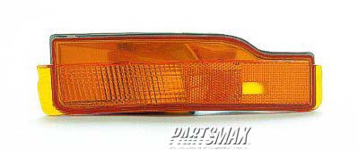 2530 | 1995-1999 PONTIAC SUNFIRE LT Front signal lamp w/o GT package; park/signal/marker combo | GM2530116|5976769