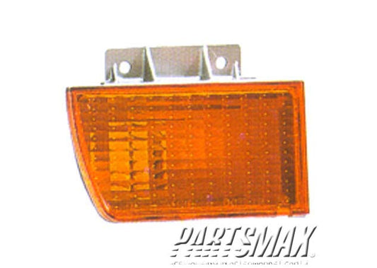 2531 | 1988-1988 PONTIAC SUNBIRD RT Front signal lamp w/o concealed headlamps; signal/parklamp assy | GM2531108|915628