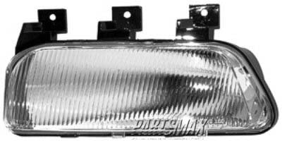 2541 | 2000-2005 CADILLAC DEVILLE RT Cornering lamp assy old design; w/vertical tabs on housing | GM2541108|25666736