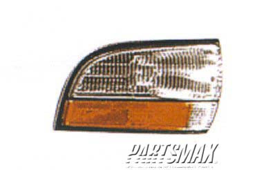 2550 | 1992-1996 BUICK PARK AVENUE LT Front marker lamp assy w/corner lamp | GM2550136|16512673