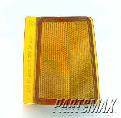 2550 | 1994-1999 GMC K2500 SUBURBAN LT Front marker lamp assy w/composite lamps; 2-piece type; upper reflector | GM2550148|5977463