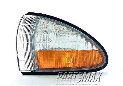 2550 | 1992-1995 PONTIAC BONNEVILLE LT Front marker lamp assy all | GM2550149|5975931