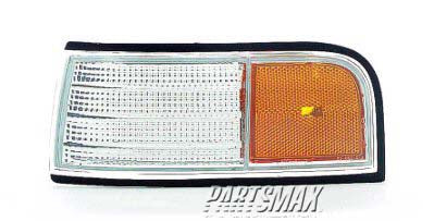 2550 | 1990-1997 OLDSMOBILE CUTLASS SUPREME LT Front marker lamp assy 4dr sedan; w/black rim | GM2550150|5975445